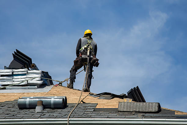 Professional Roof Repair technician working in Hildebran, NC